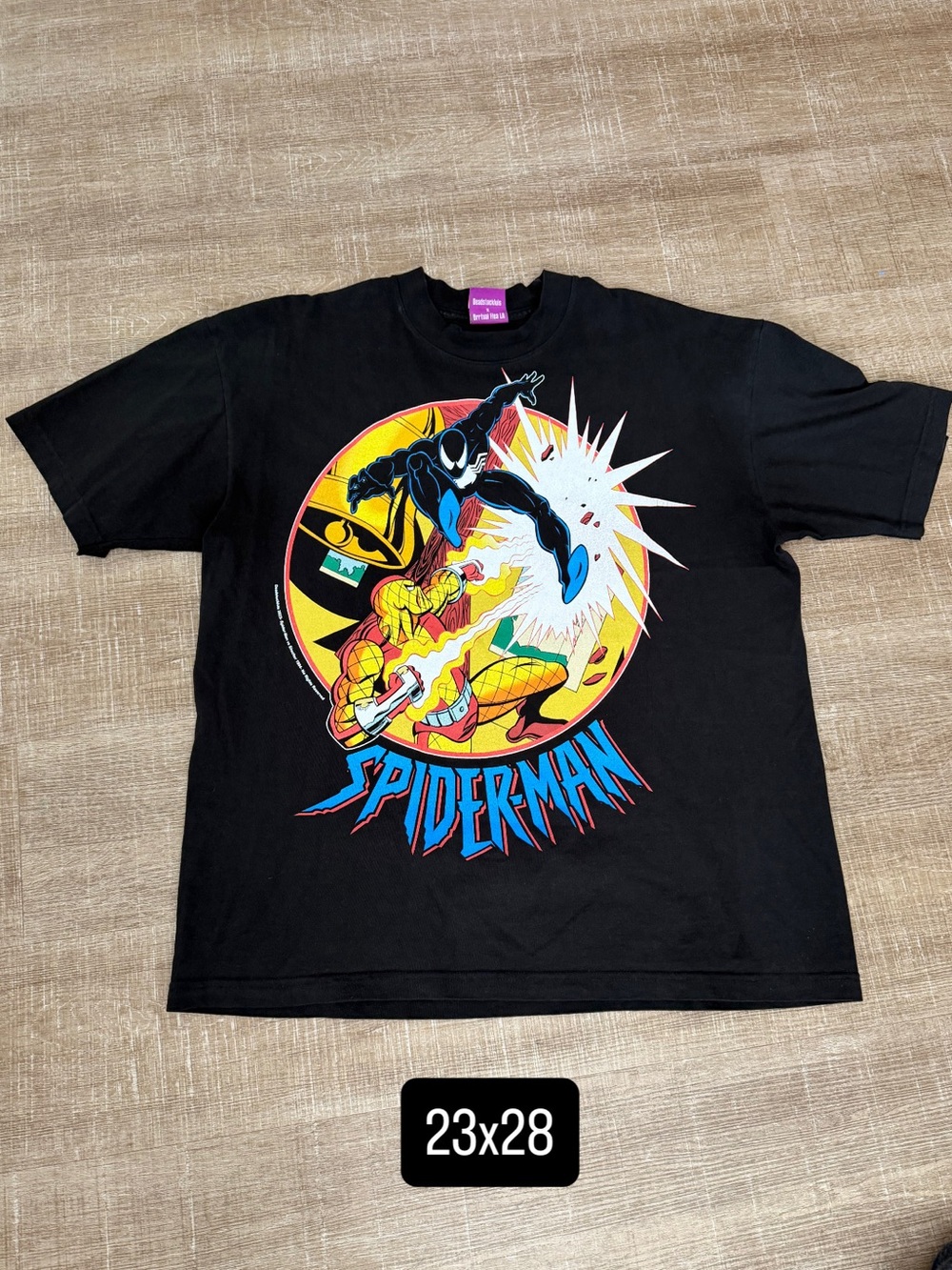 Black Spider-Man deadstockluis deadstock luis men’s large tee